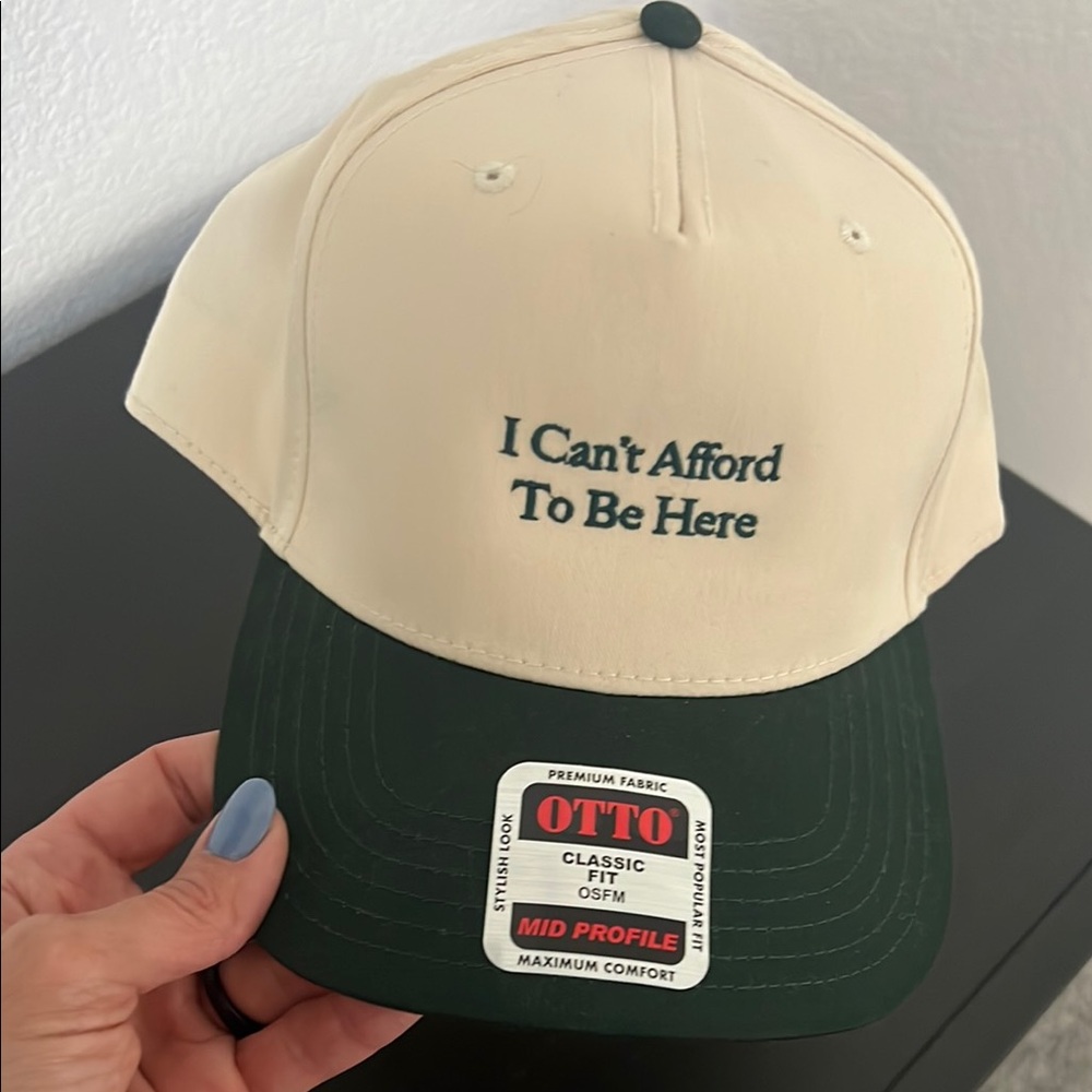 OTTO Two-Tone Cap - Cream and Green